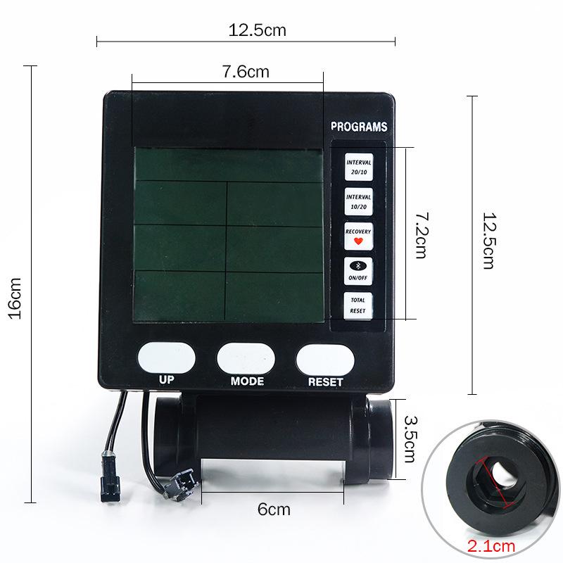 Bluetooth-Enabled Rowing Machine Display Screen with Electronic Counter and Fitness App Integration