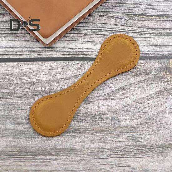 3 Stück magnetische Lesezeichen aus Kunstleder im Vintage-Stil, kompakte Größe, Ersatz-Lesezeichen für Studenten, Lesezubehör