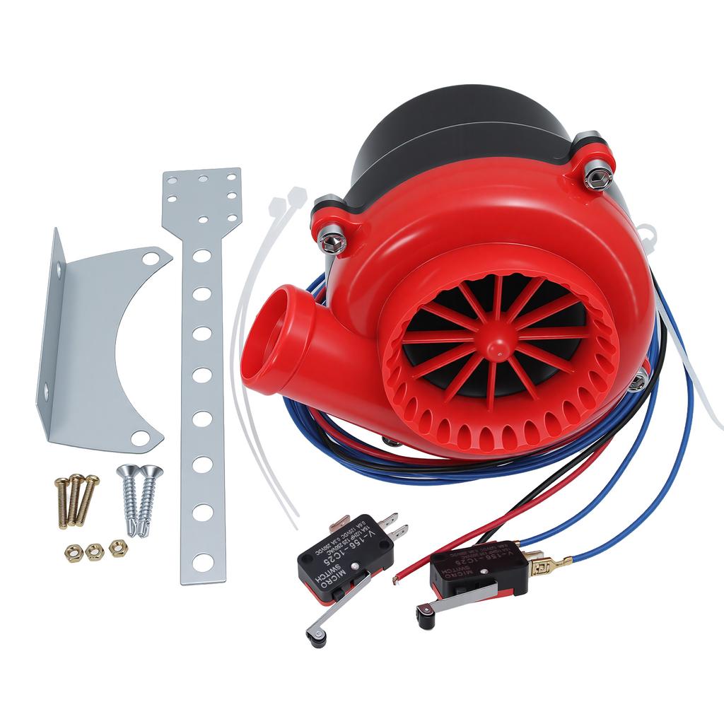 Universal 12V Car Electronic Turbo Blow Off Valve Fake Dump BOV Analog Sound Simulator Hooter Relief Valve Sound Imitation Horn