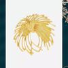 Golden Fireworks Medieval Brooch High-end Women's Exquisite Atmospheric Brooch Niche Design Sense Personality Pin Suit Accessories
