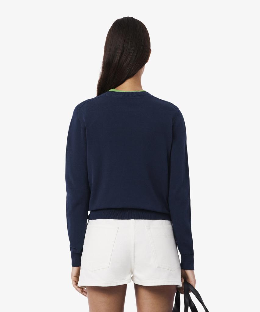 LACOSTE Women'S Light Cotton Crew Neck Sweater Af4145-56G 166