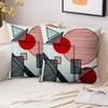 Pieces Geometric Abstract Line Art Throw Pillow Covers Pattern Cushion Cover Suitable for Sofa Bedroom Car Pillow Cover