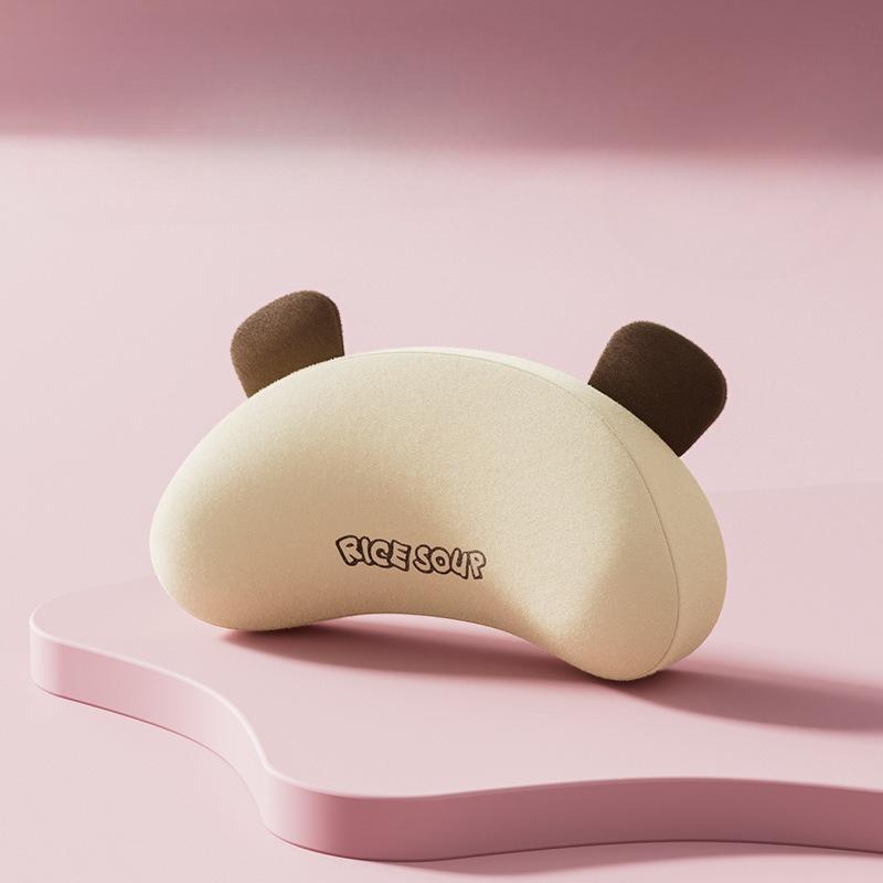 Дышащая эргономичная автомобильная поясничная подушка-поддержка Panda, охлаждающая подушка на спинку сиденья водителя, ортопедическая спинка с вентиляцией для мужчин/женщин