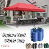 Sac d'eau portable pour tente avec poignée Poids pour pieds de tente Sac de lestage pour auvent Activités de plein air