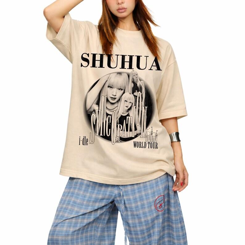 2026 Idle Shuhua Shirt, I-DLE Welttournee Syncopation Shirt, Kpop Girlgroup Konzert T-Shirt, Neverland Fanartikel, idle Tour T-Shirt Geschenk für Kpop Fans