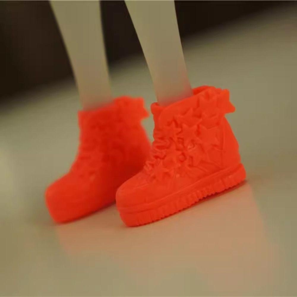 Fashion 30cm Doll Shoes 2.2~2.4cm Length Foot Dolls Accessories Female Doll Boots  Doll Accessories
