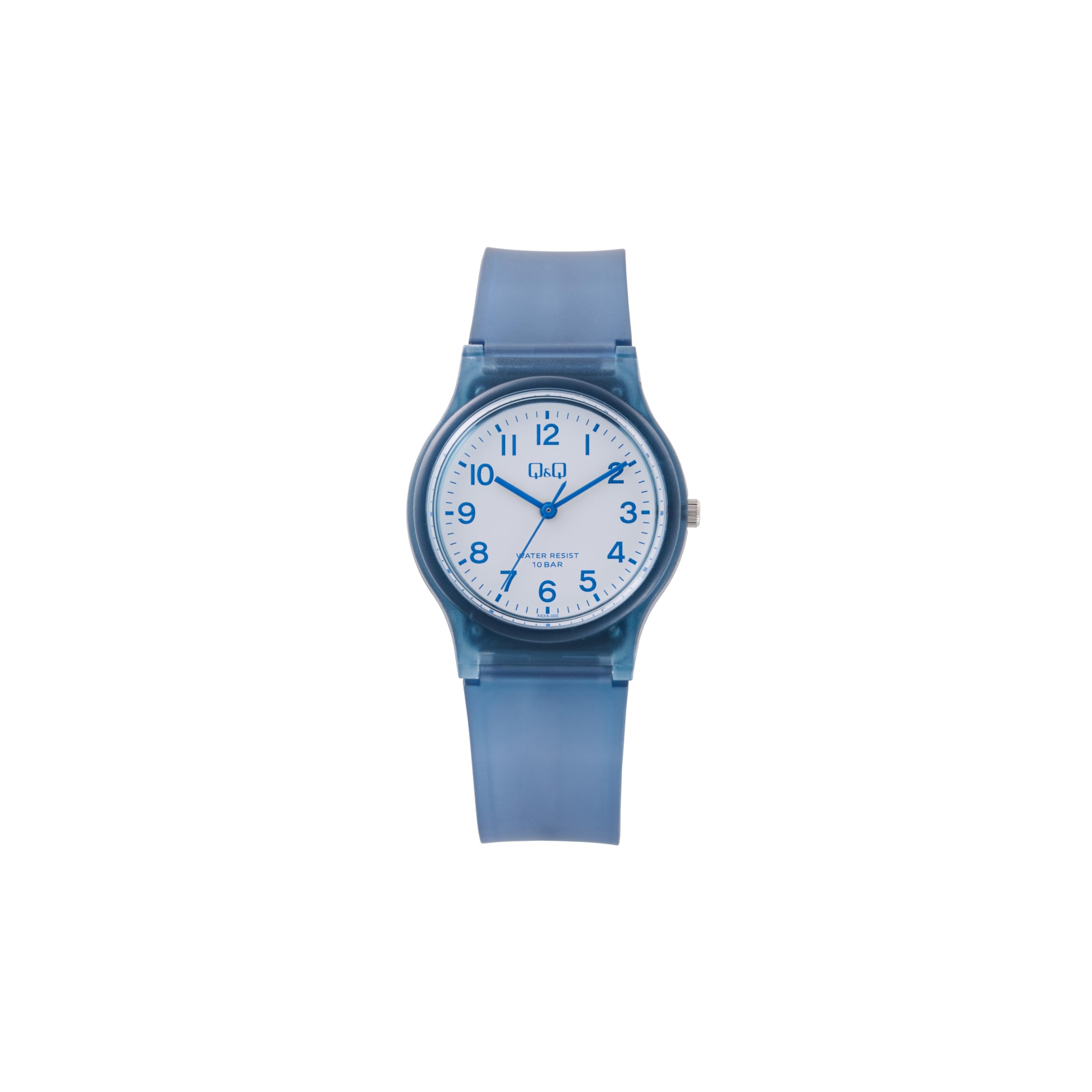 

Citizen Q&Q Watch, Q&Q (Amazon.co.jp Exclusive), Analog, 10 ATM Water Resistance, Urethane Strap, V06A-519VK, Blue