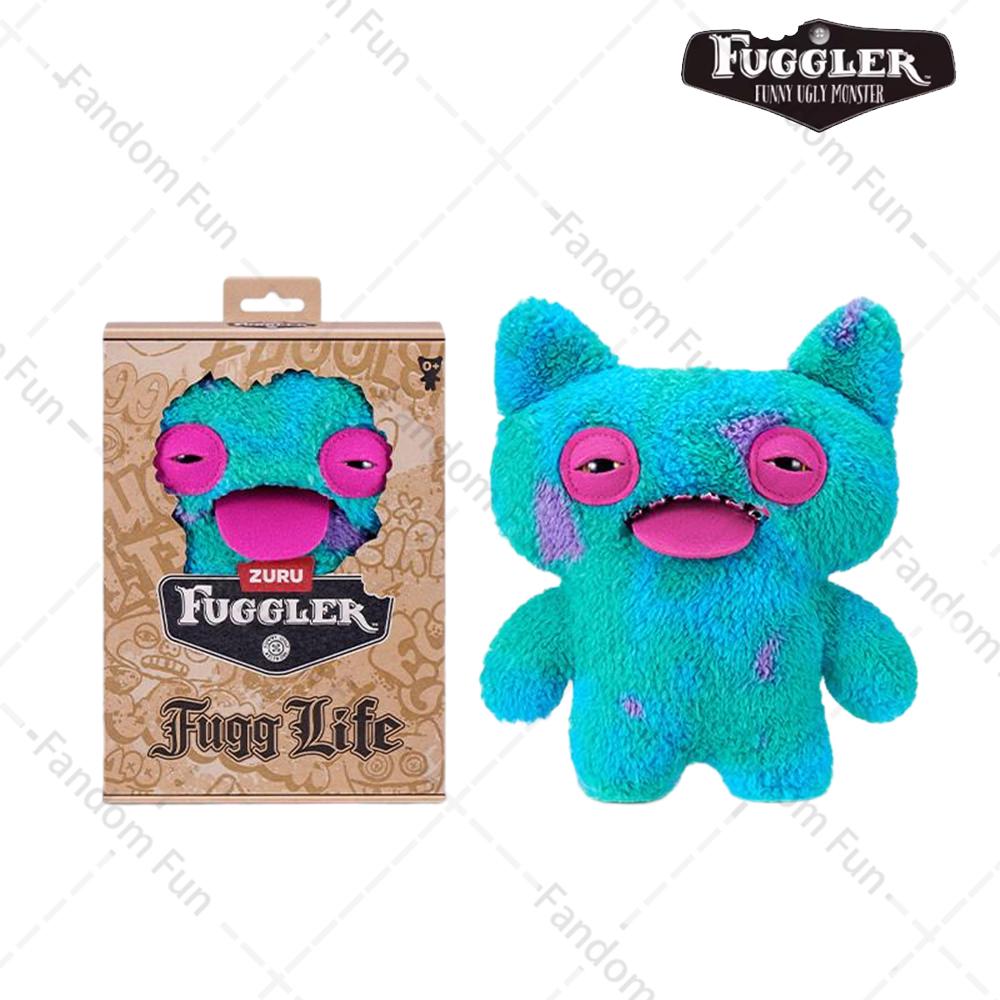 Fuggler Monstre à Dents Moches Poupée en Peluche Originale Co-Éduc Les Supers Nanas Chat de Ruelle Vieux Fogiess Fuggstars Jouet en Peluche Cadeau 1pc with box blue