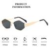 Retro Fashion Personalized Beach Sunglasses Diamond Frame Design Glasses Men'S And Women'S Small Frame Sunscreen Glasses