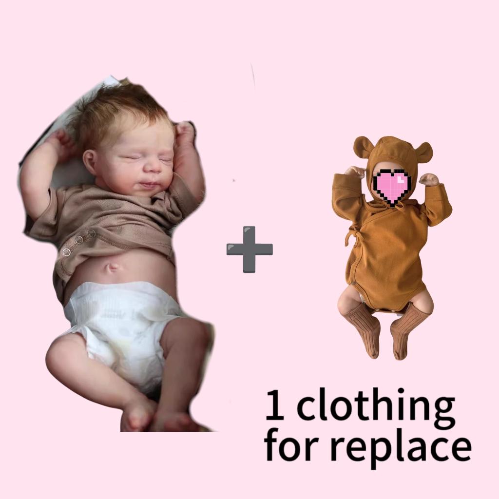 50cm Reborn meitenīte mīksts ciets silikons