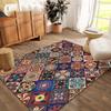 Luxury Persian-Inspired Carpet Backing Comfortable Versatile for Living Room Bedroom Outdoor Cafes More Mat Corridor Door Rug