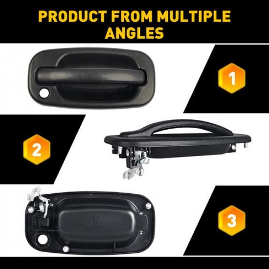 Door Handle Outside Exterior Front Passenger Side for GMC Chevy Cadillac Right K