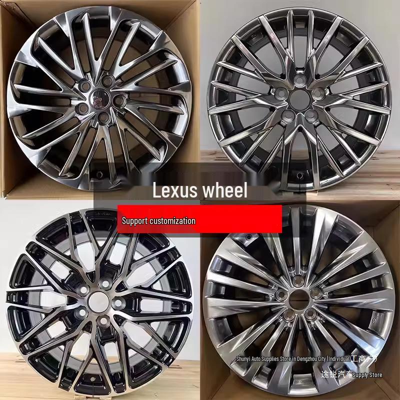 Compatible Aluminum Alloy and Steel Rims for Touareg, Lexus, and Crown - 17" & 18" Sizes
