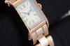 [Used] UNITED ARROWS Rectangle GOLD Tome Women's QUARTZ 5421-S058261