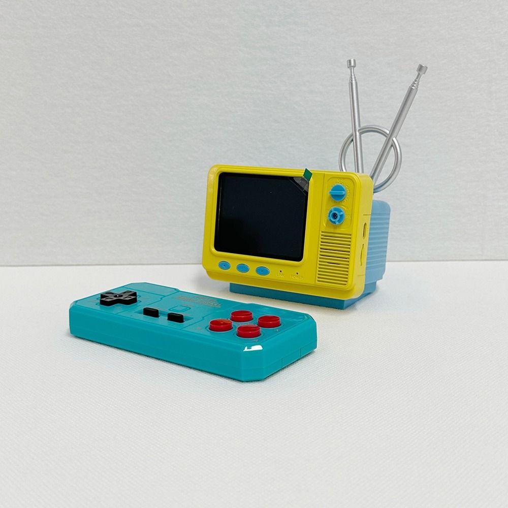 Wireless Controllers Retro Bookshelf TV Console Handheld TV Game  Portable Gaming