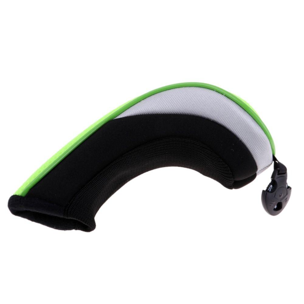 

Спорт Регулируемая бирка с номером Чехол для головок клюшек Чехол для головки гольф-клуба Защита для головки гольф-клуба зелёный