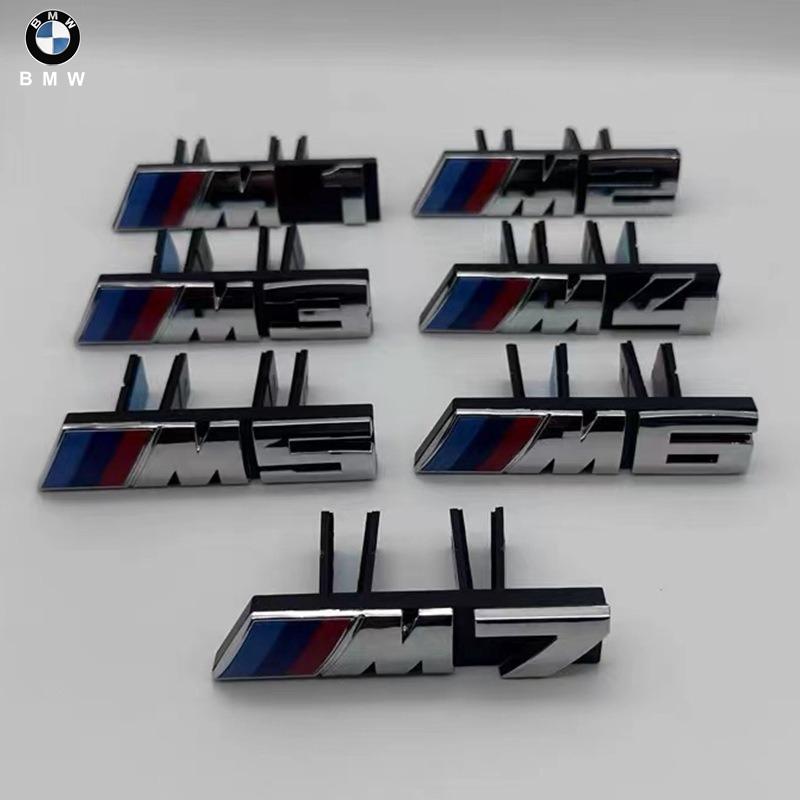 NAZF2 3D ABS M Logo Car Front Grille Badge Sticker For BMW M Emblem E90 E92 E93 F80 G80 F82 G82 G83 E28 E34 E39 E60 F90 M1 M2 M3 M5 M6