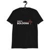Hergestellt in Bologna Italien Italien Geburtsort Herzschlag Klassische Passform T-Shirt