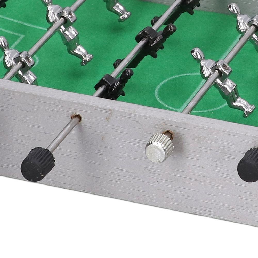 Mini desktop size Table Football Machine Aluminum wooden material Interactive design Desktop Foosball Portable structure