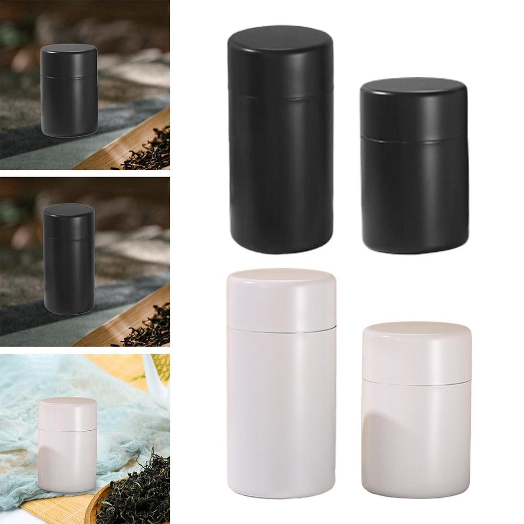 Creative Stainless Steel Tea Box with Double Airtight Lid for Candy, , And Coffee Beans.