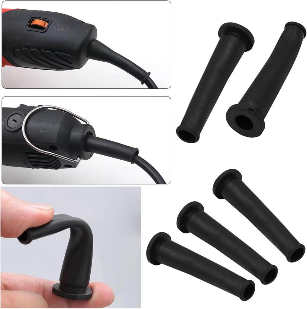 Rubber Wire Protector Cable Sleeve Boot Cover Power Cord Protector Electric Drill Rubber Cover Electric Hammer Sleeve Tools