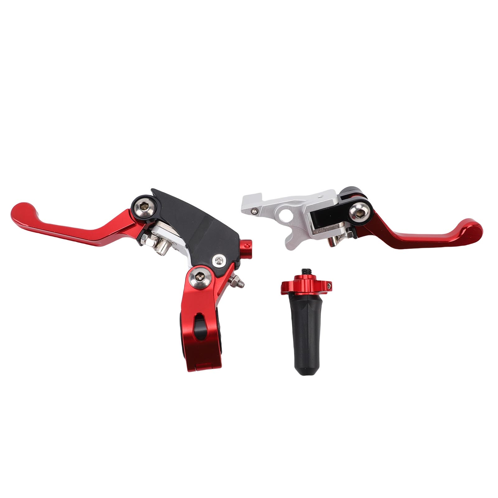 

Крепление рычага тормоза 21 мм Невыцветающий Прочный Складной Рычаг тормоза Легкий для квадроциклов Мотоциклов Мини-байков красный