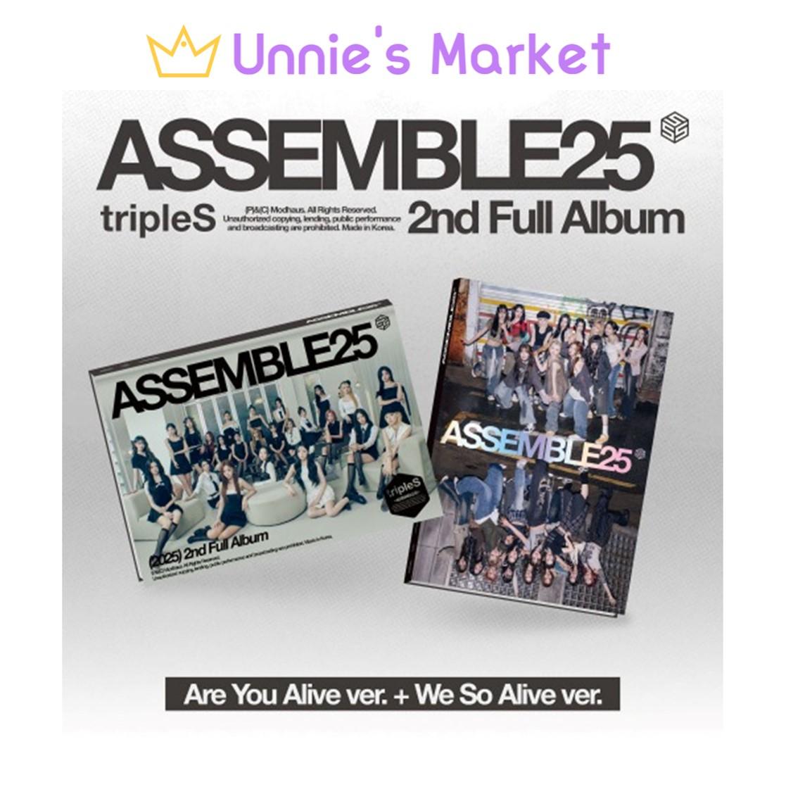 

Альбом tripleS [ASSEMBLE25] (Вы живы вер. / We So Alive вер.) Random ver.