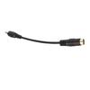 Mini DIN 4 Pin To RCA Cable Female To Male Plug and Play S Video To RCA Adapter Cord for DVD CD Player PC HDTV