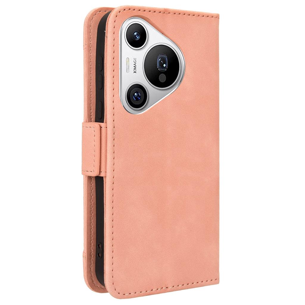 For Huawei Pura 70 Leather Case Multiple Card Slots Mobile Phone Cover