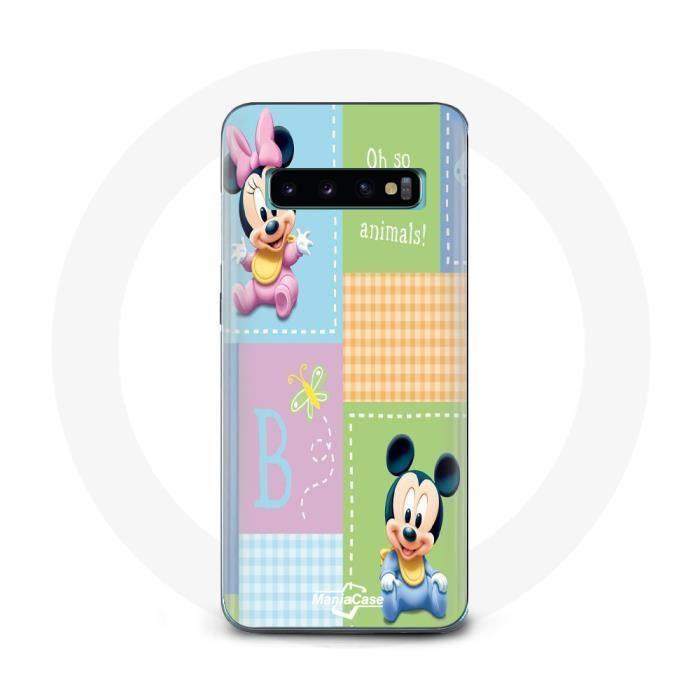 Coque Samsung Galaxy S10 Mickey Mouse Minnie Mouse Baby