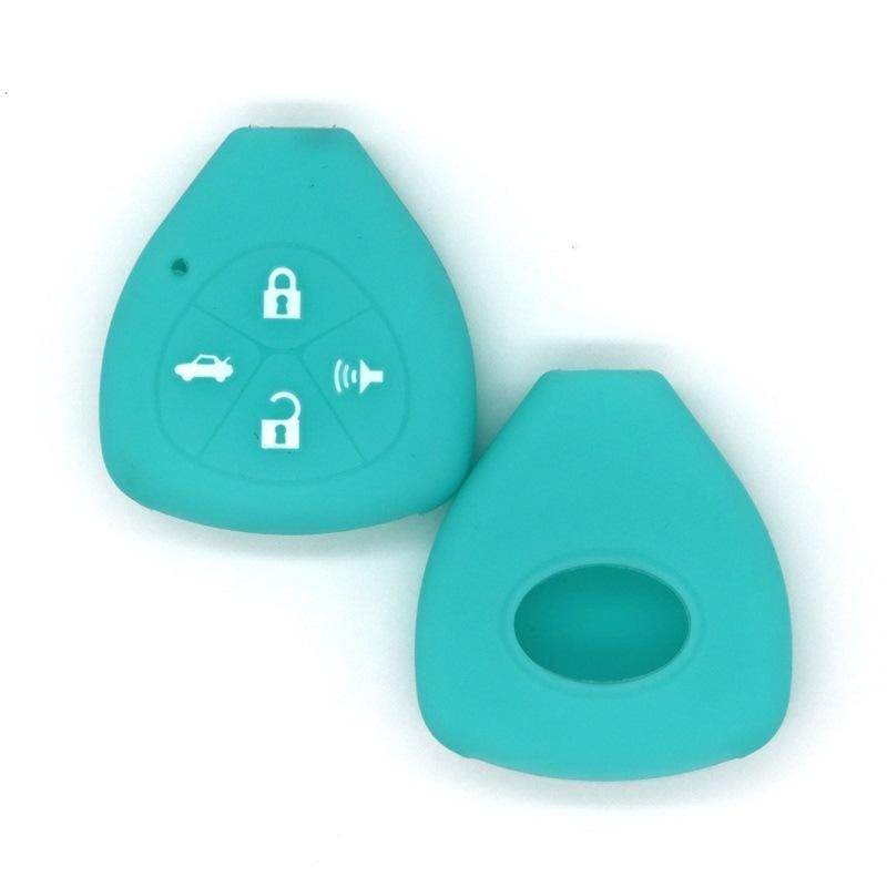 High-quality anti-falling key covers suitable for Toyota straight 4 key silicone car key boxes,