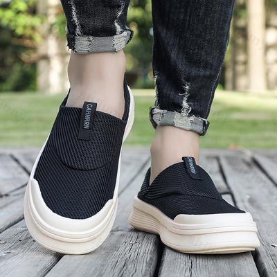 Scarpe Casuali da Uomo Autunno 2025 Tessuto Morbido Traspirante Mocassini da Tempo Sneakers Comfort Scarpe Basse Sneakers Antiscivolo Calzature