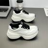 100 skirts with women's casual shoes children 2025 thick-soled heightening white shoes new shoes soft-soled women's shoes board shoes