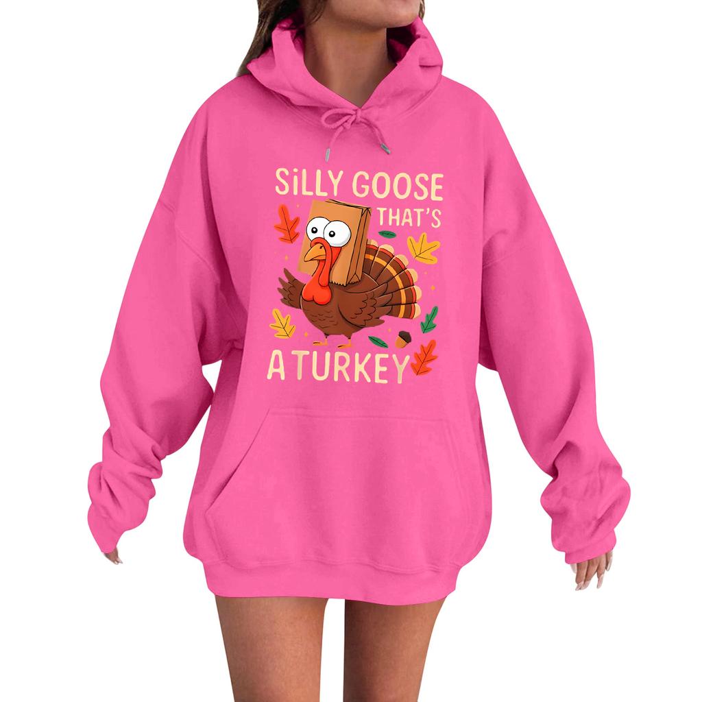 Women's Fashion Casual Long Sleeve Loose Printed Sweatshirt