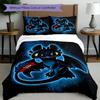 3pcs Duvet Cover Set (1*Duvet Cover + 2*Pillowcase, Without Core), How to Train Your Dragon Print Bedding Set, Bedroom Decor, All‑Season, Birthday Gif