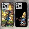 F-Final Game F-Fantasy V-Vivi Phone Case For iPhone 16,15,14,13,12,11,Pro,XS,Max,Plus,Mini,SE White Candy Matte Shockproof Cover