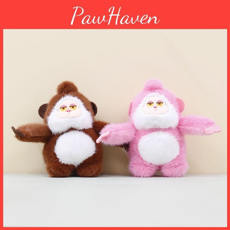 Kong Cute King Keychain Cartoon Stuffed Monkey Plush Toy Perfect Doll Keyring