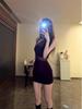 French Chic Spicy One-Shoulder Bodycon Dress for Women