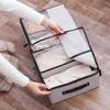 Foldable Under Bed Storage Box Divider Shoe Storage Box Useful Cotton Linen Shoe Box  Cabinet