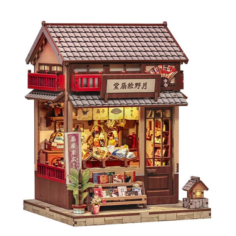 Miniature House Book Nook - Japanese Sensu*