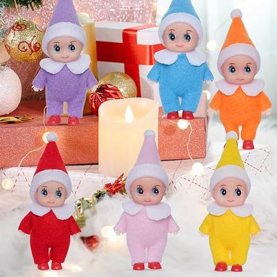 Bunte Weihnachts-Baby-Elfenpuppe - Weihnachts-Baby Junge & Mädchen Kleine Elfenpuppen Weihnachtsdekorationen Kinderspielzeug Geschenk für Schwangere