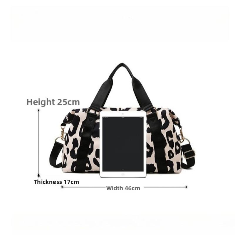 1pcs Travel Bag for Short Trips Large Capacity Cow Print Luggage Duffle Lightweight Carry-On Bag for Business Trips Travel & Gym