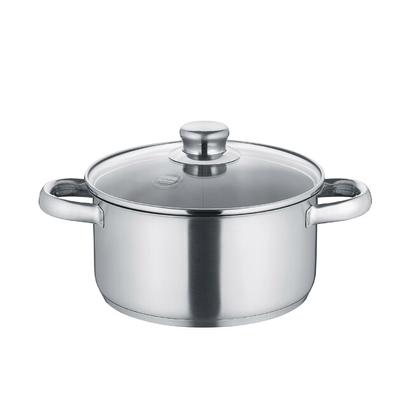 Panela BERNDES NEW ROMA 20 cm 3,1 litros com tampa de vidro