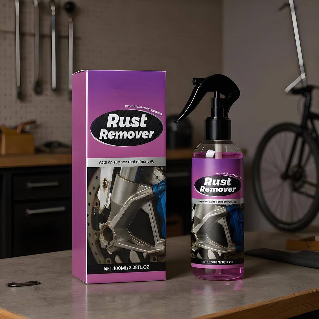 100ml Car Rust Remover Spray Safe For Auto Paint Metal Surface For Chassis Wheels Tools Prevents Corrosion Degreaser