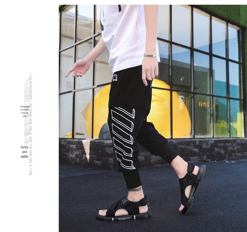 Men's Summer Dual-Use Sandals: Open-Toe Beach & Driving Casual Slippers