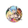 32/44/58mm Anime KonoSuba Pins Megumin Aqua Badge Handmade Brooche Breastpin for Backpack Clothes Accessories Gift