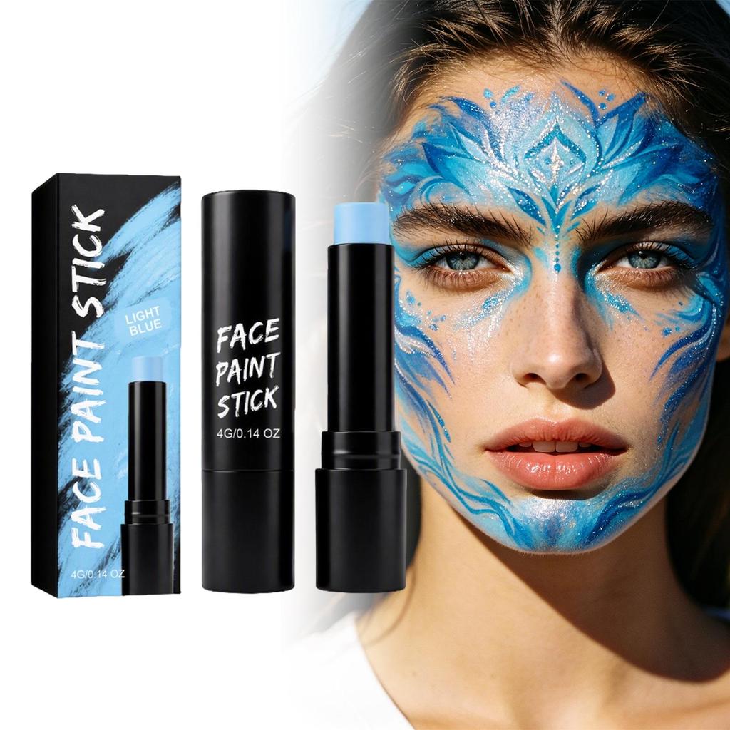 Silky Smooth Blue Body Paint Stick - Bright, Natural Colors for Daily Graffiti