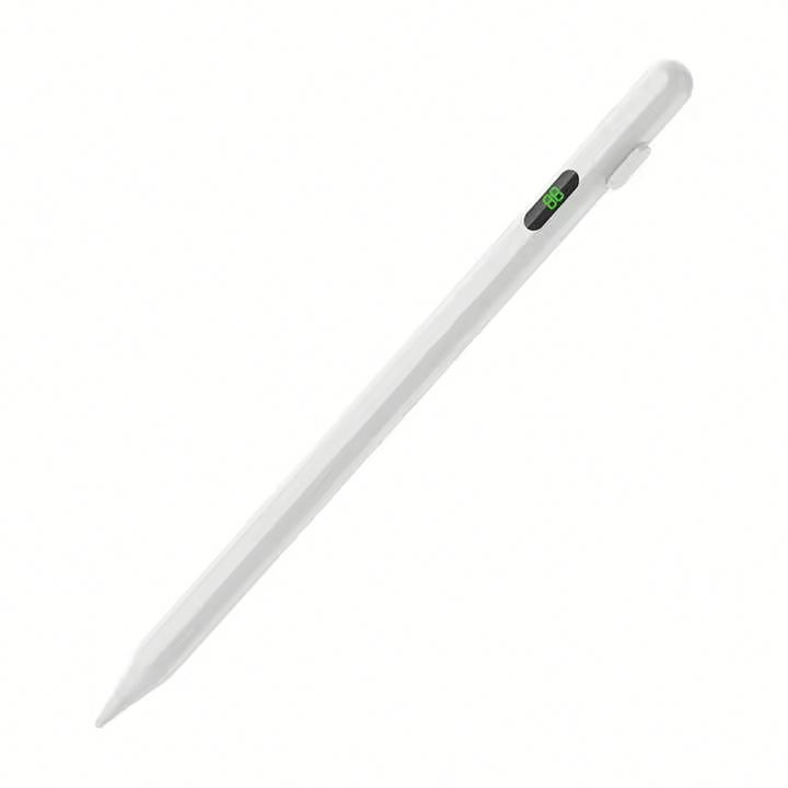 White Stylus Pen for iPad 6th-10th Generation 2018-2024 Apple iPad Pro 11"/12.9"/M4 Fast Charge Active Pencil Compatible Also