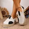New Straw Platform Solid Color Comfortable Fashion Plus Size Women's Shoes Women's