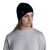 BUFF Merino Lightweight Beanie, Unisex Black Cap
